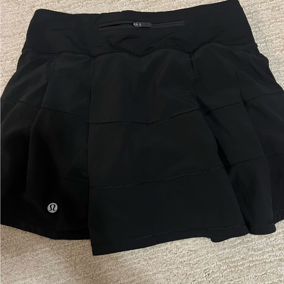 Lululemon pace rival skirt 2 tall black - Picture 3 of 5